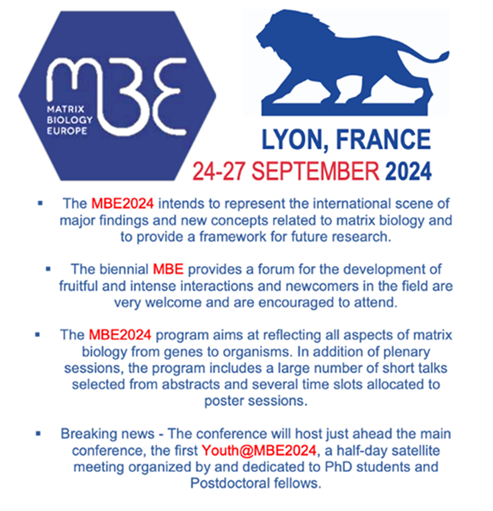 MBE 2024 Lyon Dates announced